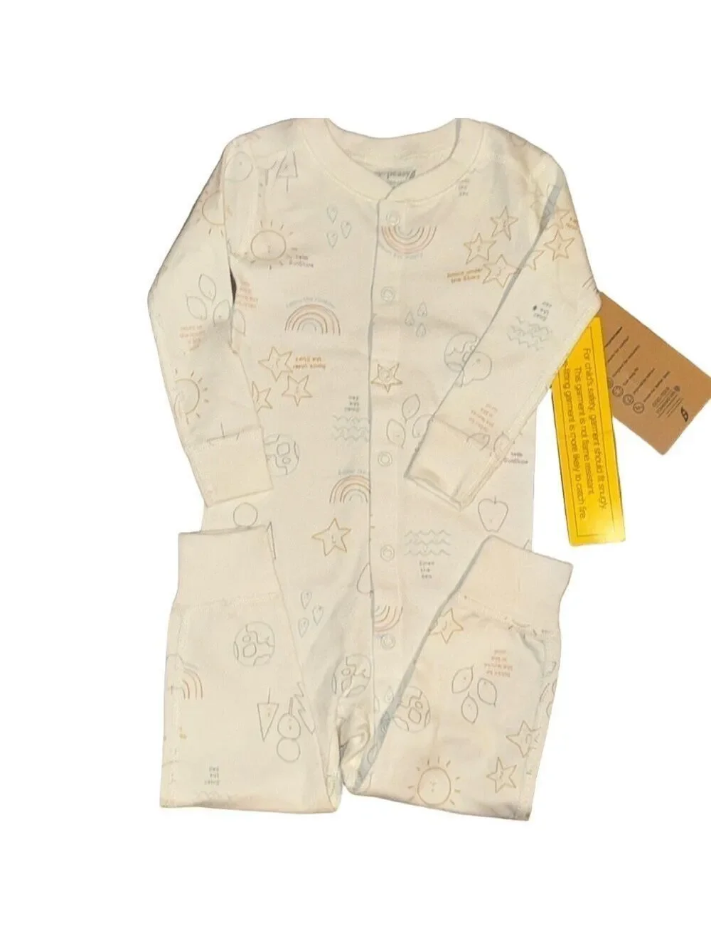 Easy-Peasy Knit Print Romper 18 Months
